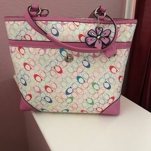 Coach Tote and matching make-up case